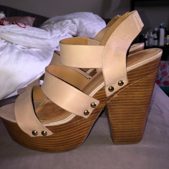 Aldo strap block heel size 10 - Picture 2 of 2